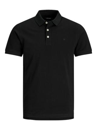 Jack&Jones Pánské polo triko JJEPAULOS Slim Fit 12136668 Black M