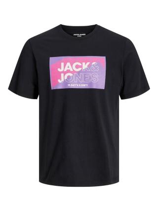 Jack&Jones Pánské triko JCOLOGAN Standard Fit 12242492 black L
