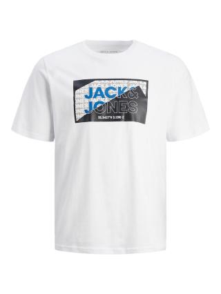 Jack&Jones Pánské triko JCOLOGAN Standard Fit 12242492 white M