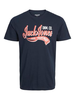 Jack&Jones Pánské triko JJELOGO Standard Fit 12233594 Navy Blazer XL