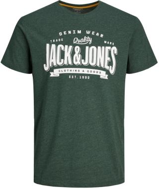 Jack&Jones Pánské triko JJELOGO Standard Fit 12238252 mountain view XXL