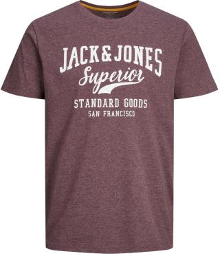 Jack&Jones Pánské triko JJELOGO Standard Fit 12238252 Port Royale M