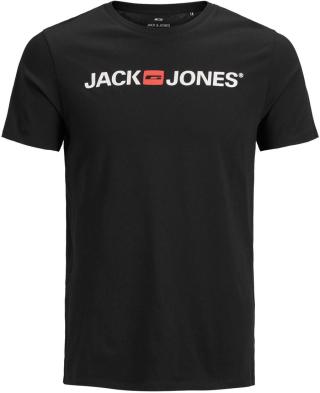 Jack&Jones PLUS Pánské triko JJECORP Regular Fit 12184987 Black 4XL
