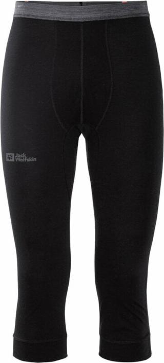 Jack Wolfskin Alpspitze Wool Pants M Black L Outdoorové kalhoty