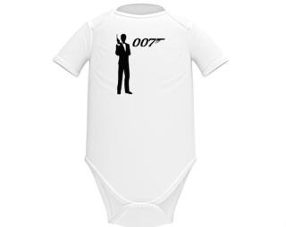 James Bond Dětské body krátký rukáv BIO