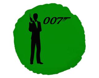 James Bond Kulatý polštář