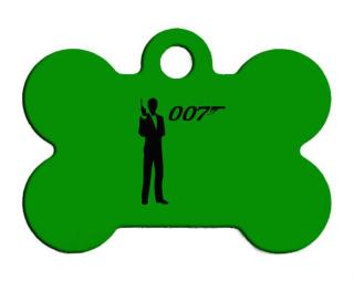 James Bond Psí známka kostička