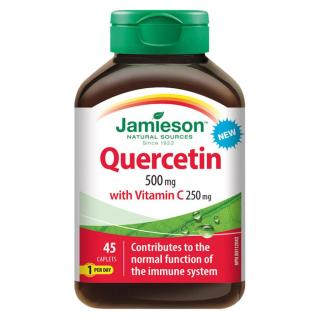 JAMIESON Kvercetin 500 mg s vitamínem C 250 mg 45 tablet