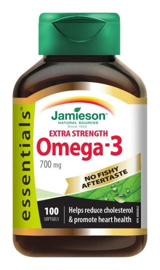 Jamieson Omega-3 EXTRA 700 mg 100 kapslí