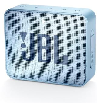 JBL GO 2 přenosný reproduktor, azurová - zánovní