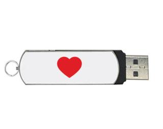 Jednoduché srdce Flash disk USB 8 GB