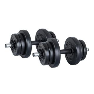 Jednoruční nakládací činkový set  inSPORTline DBS2181 2 x 3-10 kg