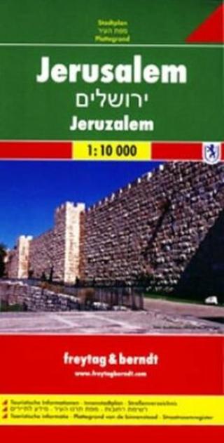 Jerusalem/Jeruzalém 1:12,5T/9T/kapesní plán města