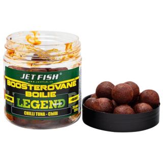 Jet Fish Boosterované Boilie Legend Range Chilli Tuna + Chilli 250ml Průměr: 20mm