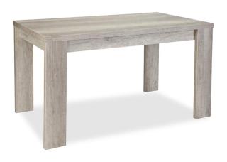 Jídelní stůl Paolo Barva korpusu: Bílá, Rozměry: 140 cm + 40 cm, Hloubka: 80 cm