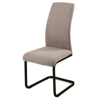 Jídelní židle JANIE lanýžová/černá