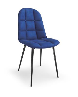 Jídelní židle K417 samet / černá Modrá,Jídelní židle K417 samet / černá Modrá