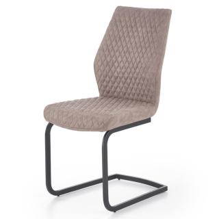 Jídelní židle SCK-272 tmavě béžová/černá