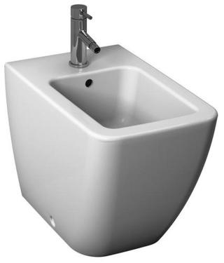 Jika Pure - Stojící bidet s přepadem, otvor pro baterii, bílá H8324230003021