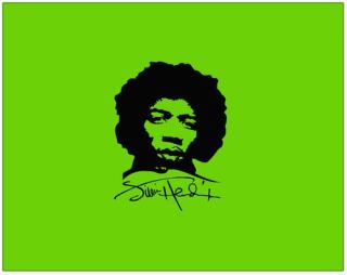 Jimi Hendrix Dárkový balící papír