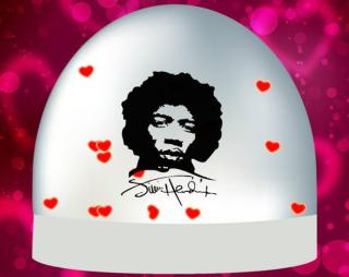 Jimi Hendrix Srdcové těžítko