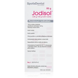 Jodisol Jodisol 38,5mg/g kožní roztok na drobná poranění 80 g