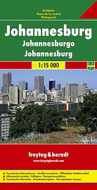 Johannesburg 1:15T/plán města