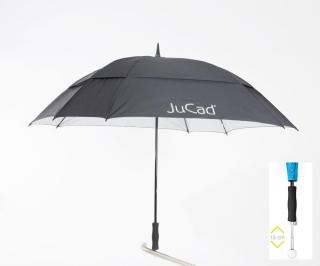 Jucad Telescopic Windproof Umbrella Black