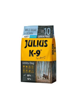 Julius K-9 Grain Free Adult Utility Dog - Wild Boar & Berry 3 kg