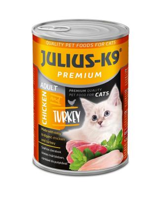 Julius-K9 Adult - Chicken & Turkey konzerva pro kočky 415 g