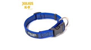 Julius-K9 Color & Gray pogumovaný modrý obojek 27-42 cm / 20 mm