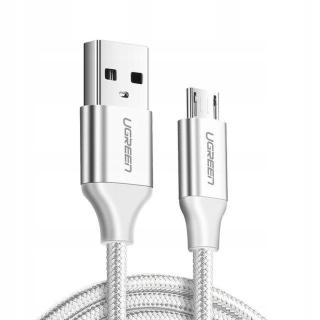 Kabel Usb na Micro Usb Ugreen Qc 3.0 2.4A 2m (bílý