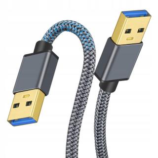 Kabel Usb na Usb Dvojitý kabel Usb na 0,5 m