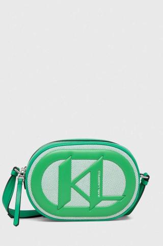 Kabelka Karl Lagerfeld zelená barva
