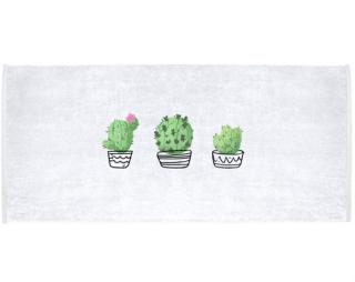 Kaktusy Celopotištěný sportovní ručník