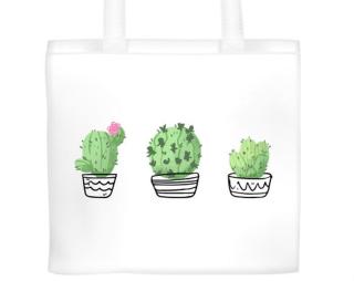 Kaktusy Plátěná nákupní taška