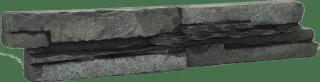 Kamenný obklad Vaspo Kámen považan černá 6,7x37,5 cm V53201