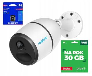 Kamera Reolink Go Plus 2K 4G Lte +sim+karta 128 Gb