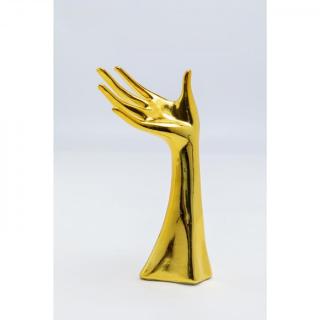 KARE Design Šperkovnice Storage Hand - zlatá, 10x20cm