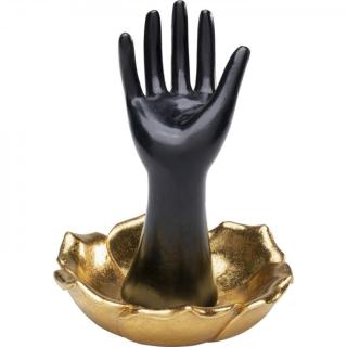 KARE Design Šperkovnice Storage Hand - zlatá, 14x18cm