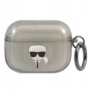 Karl Lagerfeld Karl Head Glitter Airpods Pro Case