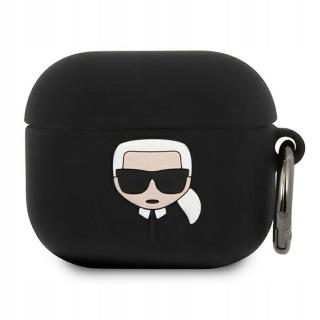 Karl Lagerfeld KLACA3SILKHBK kryt AirPods 3 černý