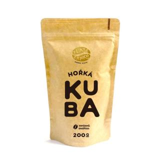 Káva Zlaté Zrnko - Kuba "HOŘKÁ" - Nejzajímavější 200 g MLETÁ: Mletí na moku, filtr, aeropress, frenchpress