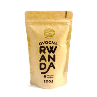 Káva Zlaté Zrnko - Rwanda - "OVOCNÁ" 200 g MLETÁ: Mletí na domácí espresso kávovar a zalévání - turka