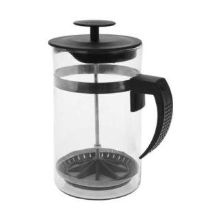 Kávovar French press sklo/plast 1 litr