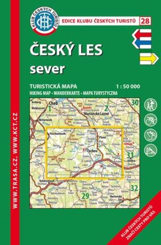 KČT 28 Český les - Sever 1:50T / turistická mapa