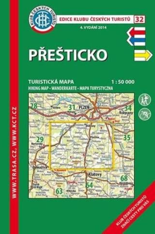 KČT 32 Přešticko 1:50 000 / turistická mapa