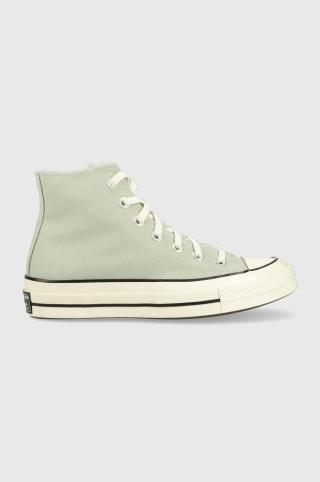 Kecky Converse Chuck 70 HI šedá barva, A02756C, A02756C-GREEN