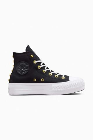 Kecky Converse Chuck Taylor All Star Lift dámské, černá barva, A05453C