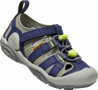 Keen Knotch Creek Children Sandals Steel Grey/Blue Depths 30 Dětské turistické boty